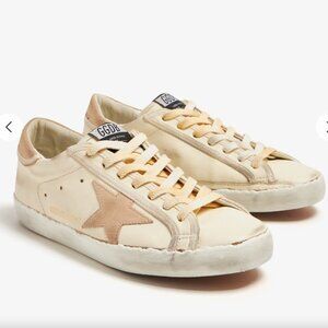 Golden Goose Super-Star LTD sneakers in White/Nude
